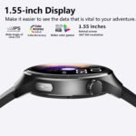 Fashion Smart Watch For Men Women Healthy Mornitoring Ips Screen Fitness Tracker With Bluetooth Call IP67 Waterproof Heart Rate Sleep SpO2 Monitor Pedometer Multiple Sports For Android IOS - Image 4