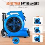Floor Blower 1560 RPM 4000 CFM Air Mover With 3 Blowing Angles 3-Speeds - Image 2