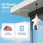 AI Detection 360 Degree HD 3MP CCTV Video Light Bulb E27 IP Wireless Mini Security Hidden Wifi Camera - Image 7