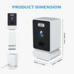 Window-Specific Security Camera, HD Night Vision USB Powered, Mobile Remote Window View, No Wiring Easy Install Home Security Cam