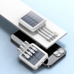 Mini Portable Power Bank With Solar Cable - Image 2