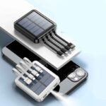 Mini Portable Power Bank With Solar Cable - Image 3