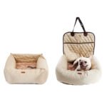 2 In 1 Pet Dog Carrier Folding Car Seat Pad Thickened Multi-purpose Pet Bed Dog Car Mattress Pets Supplies - Image 2