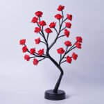 Table Lamp Flower Tree Rose Lamps Fairy Desk Night Lights USB Operated Gifts For Wedding Valentine Christmas Decoration - Image 8