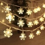 LED Snowflake Lighting Chain Solar Decorative Lamp - Image 5