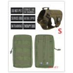 Military Tactical Dog Harness German Shepherd Adjustable Pet Dog Back - Image 5