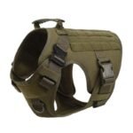 Military Tactical Dog Harness German Shepherd Adjustable Pet Dog Back - Image 29