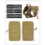 Military Tactical Dog Harness German Shepherd Adjustable Pet Dog Back - Image 15