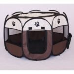 Folding Octagonal Pet Fence Oxford Cloth Cat And Dog Kennel - Image 19