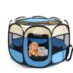 Folding Octagonal Pet Fence Oxford Cloth Cat And Dog Kennel - Image 13
