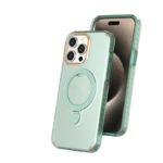 New Colorful Magnetic Bracket Phone Case With Holder Stand Cover For Magesafe Magnetic Transparent Wireless Charge Case For Phone - Image 26