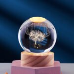 Crystal Ball 3D Inner Carved Solar System Glowing Night Lights Warm Bedside Light Festival And Kid Gift Night Lamp - Image 31