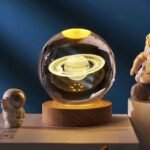 Crystal Ball 3D Inner Carved Solar System Glowing Night Lights Warm Bedside Light Festival And Kid Gift Night Lamp - Image 59