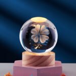 Crystal Ball 3D Inner Carved Solar System Glowing Night Lights Warm Bedside Light Festival And Kid Gift Night Lamp - Image 74