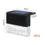 Waterproof New RGB LED Solar Light Step Fence Light - Image 3
