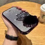 Glitter Astronaut Camera Stand Phone Case For I14 13 12 11 Pro Max XR 14 Plus Invisible Lens Bracket Plating Soft Cover - Image 12