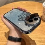 Glitter Astronaut Camera Stand Phone Case For I14 13 12 11 Pro Max XR 14 Plus Invisible Lens Bracket Plating Soft Cover - Image 42