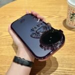 Glitter Astronaut Camera Stand Phone Case For I14 13 12 11 Pro Max XR 14 Plus Invisible Lens Bracket Plating Soft Cover - Image 86