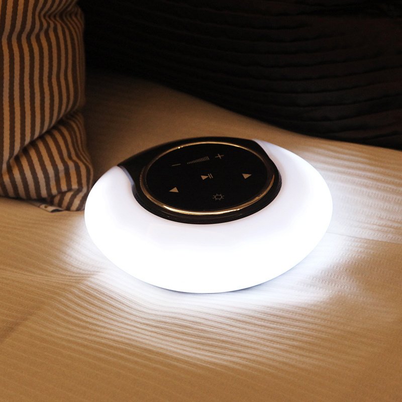 CJSN165782601AZ Creative Bluetooth Subwoofer Stereo Speaker LED Desk Lamp Stepless Dimming Folding Touch Atmosphere Night Light - Image 1