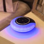 Creative Bluetooth Subwoofer Stereo Speaker LED Desk Lamp Stepless Dimming Folding Touch Atmosphere Night Light - Image 3