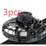 Mini Fingertip Gyro Interactive Decompression Toy Drone LED UFO Type Flying Helicopter Spinner Toy Kids - Image 3
