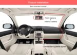 Car Dual Lens Dash Cam HD 1080P Front Rear Inside Video Recorder Camera G-Sensor - Image 3