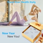 Smart Digital Scale For Body Weight High Accuracy BMI Weight Scale Full Body Composition Analysis Sync With APP 4mm Tempered Glass 397LBS Capacity LCD Display - Image 10
