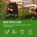 36x36x46.5cm Wood Camping Stove - Image 6