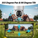 4G Rechargeable Battery PTZ CAMERA With 64GB Memory Card 4MP Dome Solar Camera CCTV Security 360 Degree Ip PTZ Camera - Image 3
