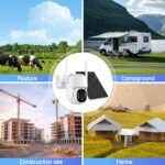 4G Rechargeable Battery PTZ CAMERA With 64GB Memory Card 4MP Dome Solar Camera CCTV Security 360 Degree Ip PTZ Camera - Image 6