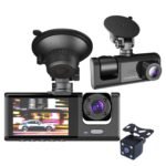 Car Dual Lens Dash Cam HD 1080P Front Rear Inside Video Recorder Camera G-Sensor - Image 9