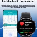 Smart Watch Non-Invasive Blood Glucose Body Temperature Blood Pressure Blood Oxygen Automatic Measurement ECG Ppg Blood Lipid Health Manager - Image 2