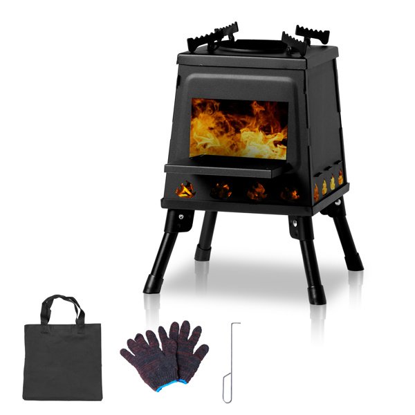 d1da6687-a623-4cca-8c74-e02fb863137a.jpg 36x36x46.5cm Wood Camping Stove - Image 1