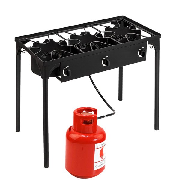 d9e8cc5e-bd2b-4281-a367-d2c534d6480a.jpg Rectangular Three Eyed Four Legged Gas Burner - Image 1