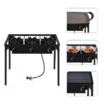Rectangular Three Eyed Four Legged Gas Burner - Image 8