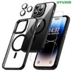 Clear Black Magnetic Case for iPhone 11–17 Series – Includes Screen & Lens Protection - Image 7