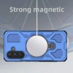 Magnetic Ring Armor Case for Samsung Galaxy A Series & S Series – Includes Mobile Phone Bag - Image 3