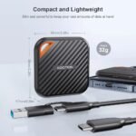 KOOTION X6Max Portable External SSD – 512GB/1TB/2TB, USB 3.2 Gen 2 Mini Drive for Laptop, Desktop & Phone - Image 2