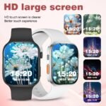 Smartwatch – 2.01" HD, wireless calls, message alerts, multi-sport, customizable, unisex - Image 15