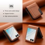 Flip Leather Wallet Case for Samsung Galaxy Z Flip 3–7 – Card Holder Book Cover - Image 6