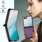 Flip Leather Wallet Case for Samsung Galaxy Z Flip 3–7 – Card Holder Book Cover - Image 5