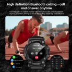 LOKMAT ATTACK-GT Rugged Smartwatch – Bluetooth Calls, Waterproof, Military-Grade, Flashlight - Image 3