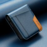 Flip Leather Wallet Case for Samsung Galaxy Z Flip 3–7 – Card Holder Book Cover - Image 2